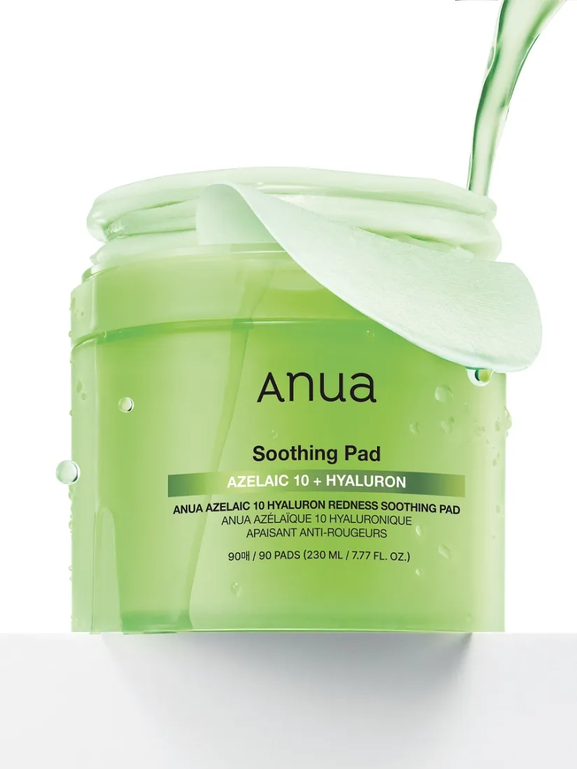 Anua Azelaic Acid 10 Hyaluron Redness Пэды с азелаиновой кислотой 90 шт