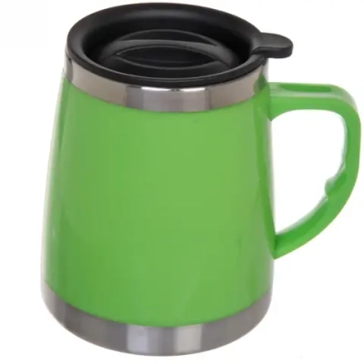 Термокружка 450мл «Блеск» зеленая