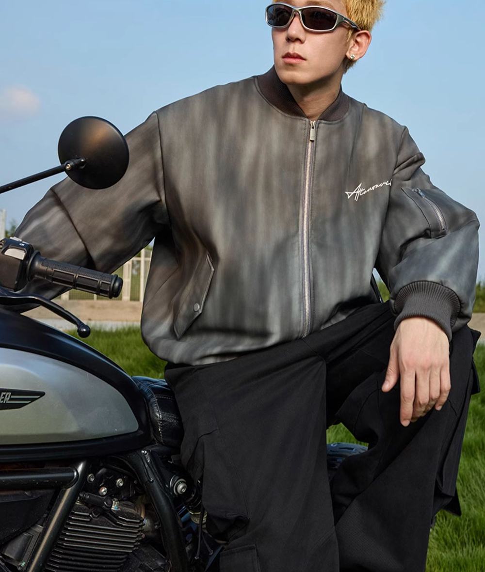 Бомбер HARSHandCRUEL "Color Diffusion" MA-1 Bomber Jacket