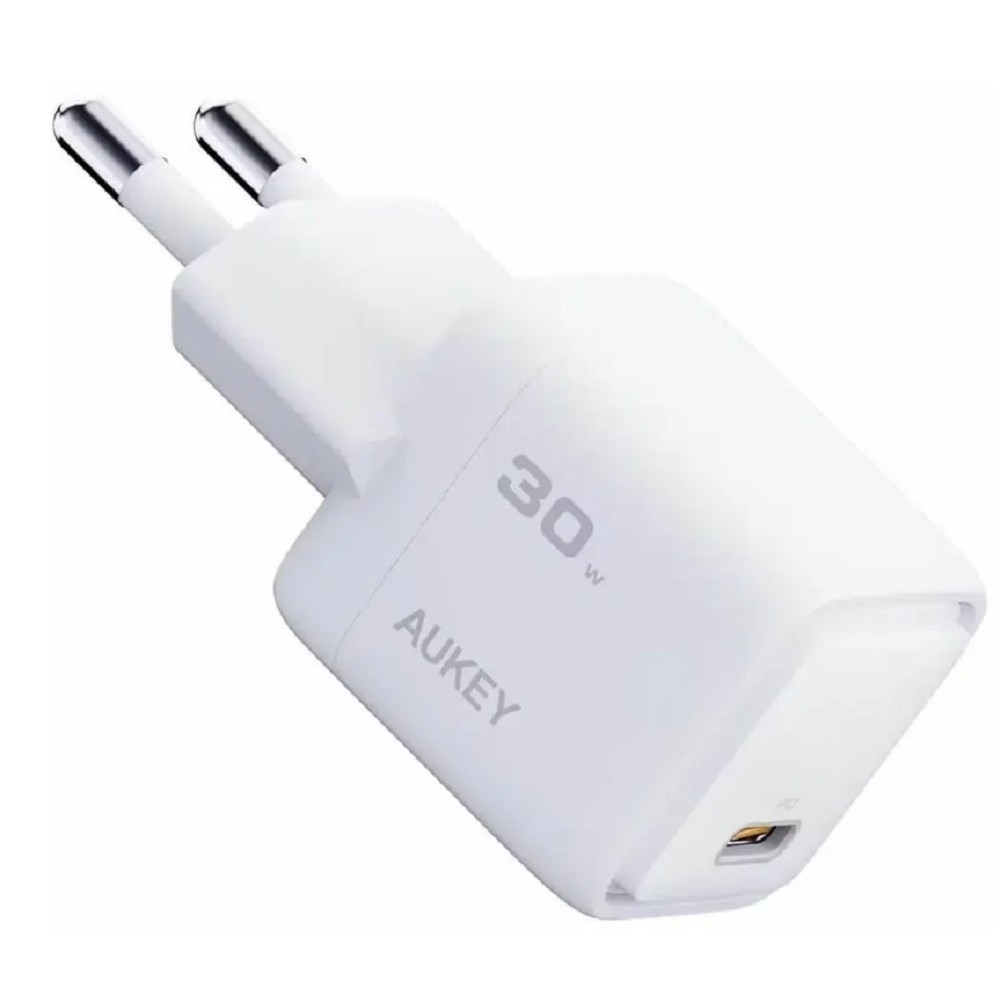 Сетевое зарядное устройство Aukey сетевое зарядное устройство Comet Mini 30W White (AWC-PA-C1W)