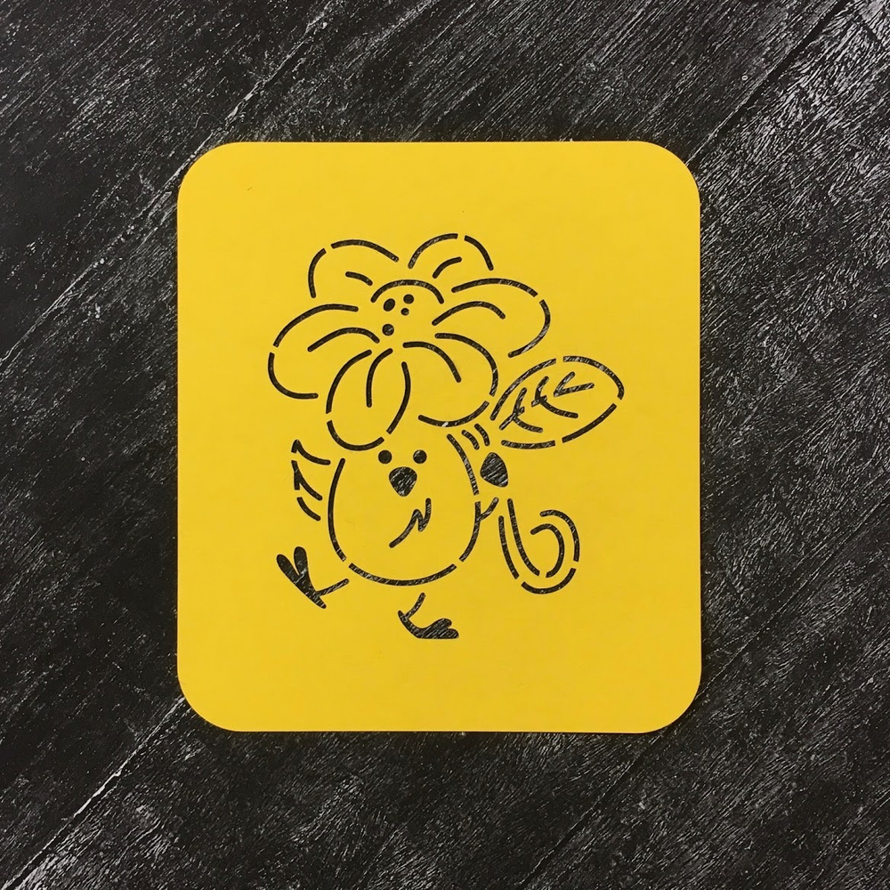 Цыпленок №19 с цветочком