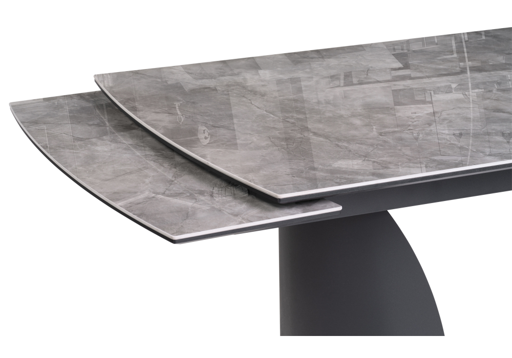 Керамический стол Woodville Готланд 180(240)х90х79 baolai, черный