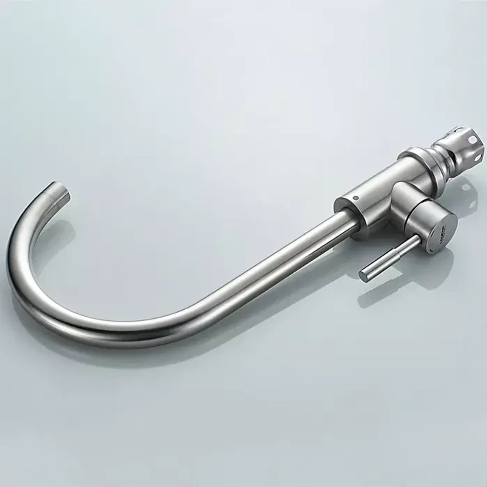 Смеситель для кухни Ledeme L4998-3 нержавеющая сталь