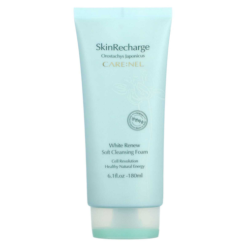 Care:Nel, White Renew, мягкая очищающая пенка, 180 мл (6,1 жидк. унц.)