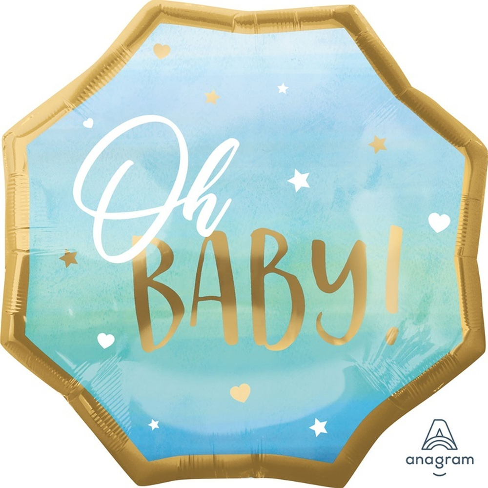 Фольгированная фигура, Oh Baby мальчик P32, 22"/55CM