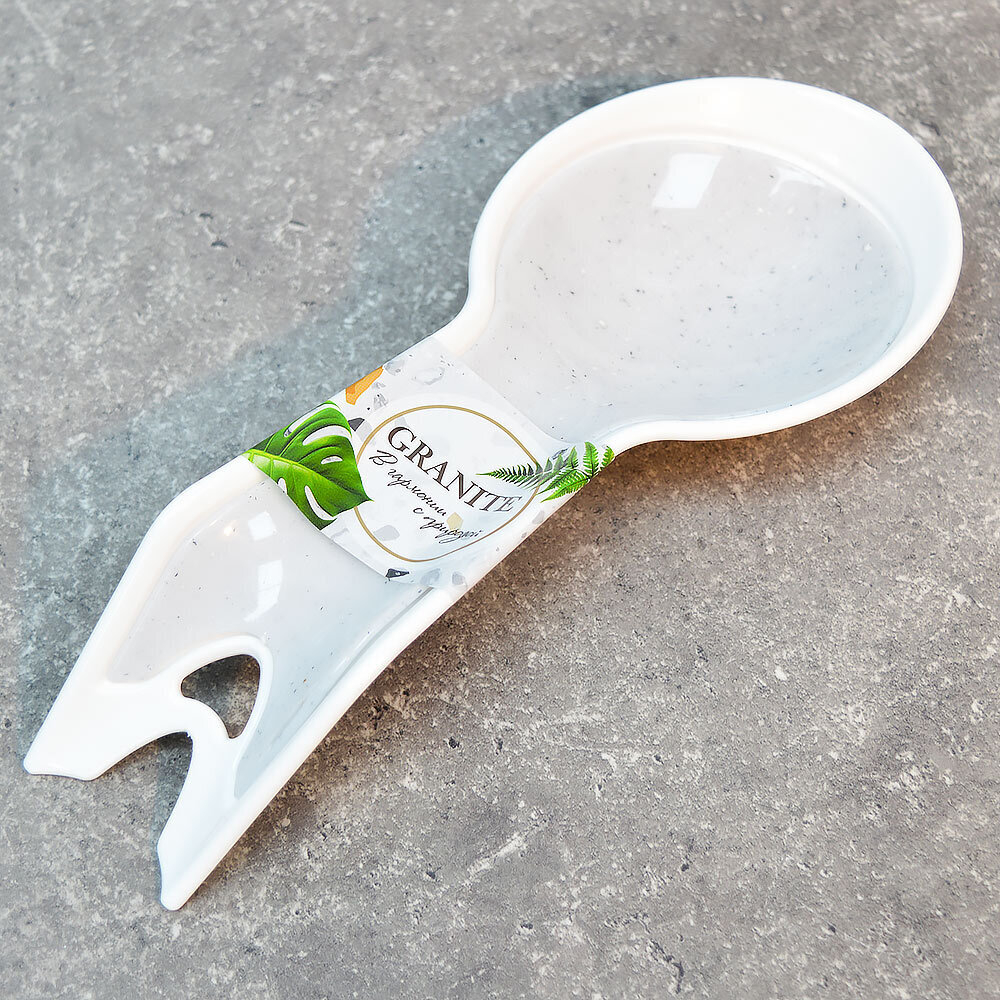 Подставка под ложку "Granite", цвет белый