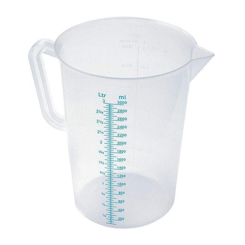 Кувшин мерный 3 л полипропилен d 17 см h23 см SUNNEX