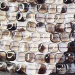 Дымчатый кварц (раухтопаз), бусина квадратик 12мм, штучно