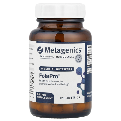 Metagenics, FolaPro®, 1330 мкг, 120 таблеток