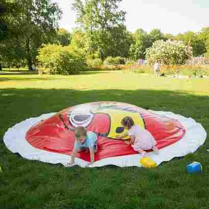 Надувная подушка для установки в грунт «Красная Птица», 8×8×2 м