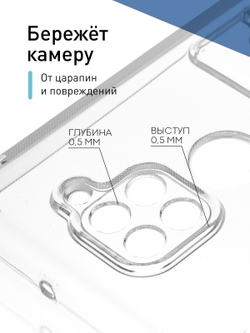 Чехол ROSCO для Xiaomi Redmi Note 9 (арт. XM-RN9-HARD-TPU-POCKET )