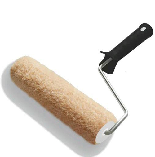 Валик Меховой натур.   180мм  d42мм, d6мм  Black Edition Old School /310-2180