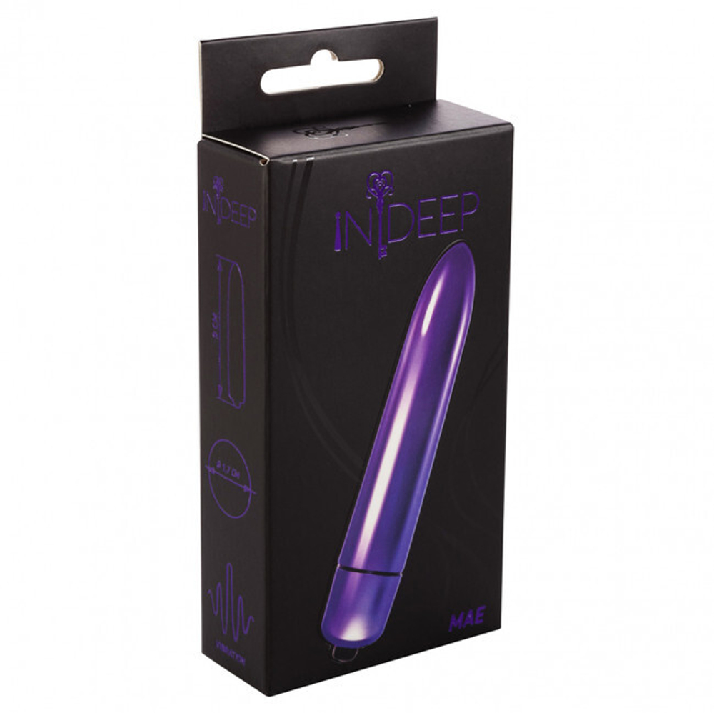 Вибропуля Indeep Mae Purple (1 режим ) (Цвет: фиолетовый)