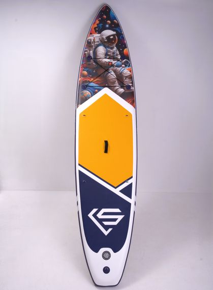 Сапборд надувной GW Космонавт с сидением увеличенный 366x83x15 см