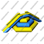 Модуль аквапарка «Веселые ярусы», 8,7×3×2,6 м