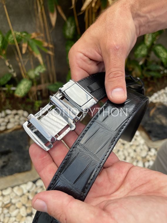 Ремень из кожи крокодила AC-99