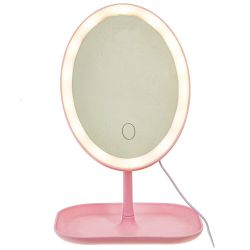 GAEM Зеркало настольное (подсветка, USB), L18 W14 H29 см