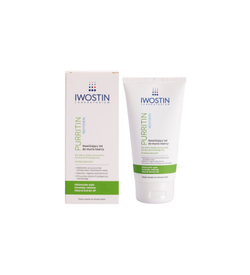Iwostin Purritin Rehydrin - Увлажняющий очищающий гель для сухой и раздраженной после лечения акне кожи. /   150  ml  / GTIN 5903263249610
