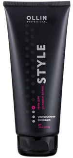 OLLIN STYLE Гель для укладки волос ультрасильной фиксации 200мл/ Gel Ultra Strong