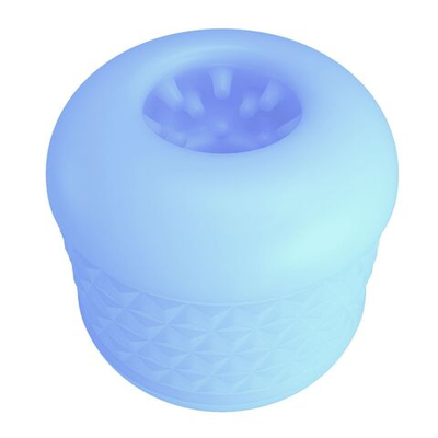 Голубой сквозной мастурбатор Cole (Цвет: голубой)