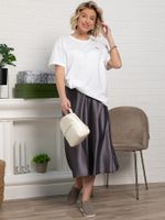 Юбка Коссаль (пыльно-графитовая) Ю15316-46М LT Collection