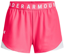 Женские Шорты теннисные Under Armour Women's UA Play Up Shorts 3.0 - pink shock/white