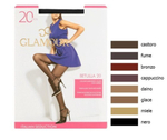 GLAMOUR Betulla колготки класс. с шортиками 20 den nero р.3 (M)