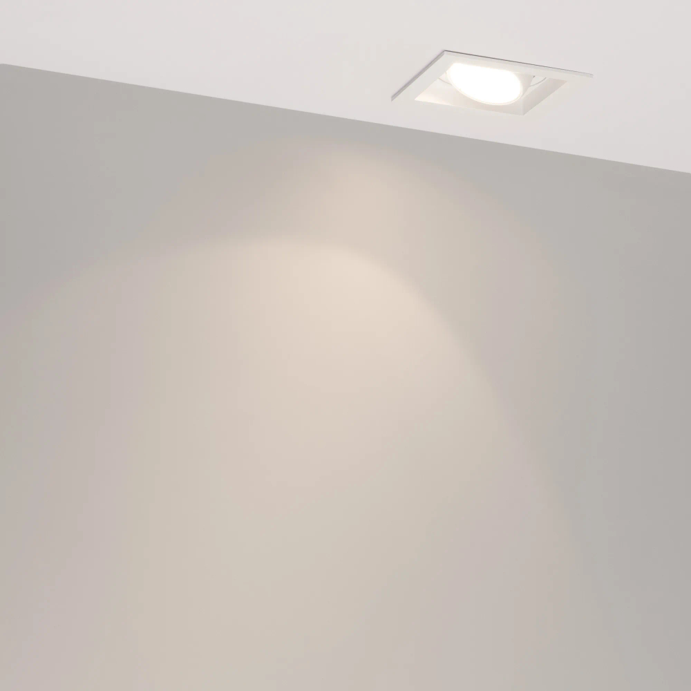 Светильник MS-VORTEX-BUILT-S90x90-12W Day4000 (WH-WH, 20 deg, 230V) (Arlight, IP20 Металл, 5 лет) 057913