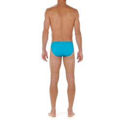 Мужские трусы слипы бирюзовые HOM PLUMES Micro Briefs 404756_4000PF