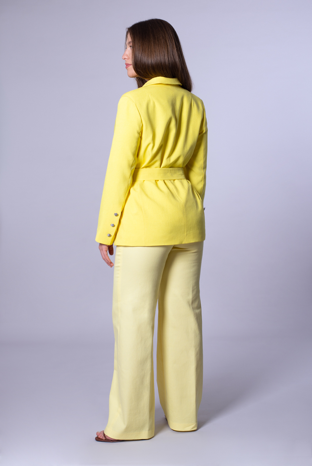 Жакет женский 4175ЛП, желтый #259Ж044175ЛП