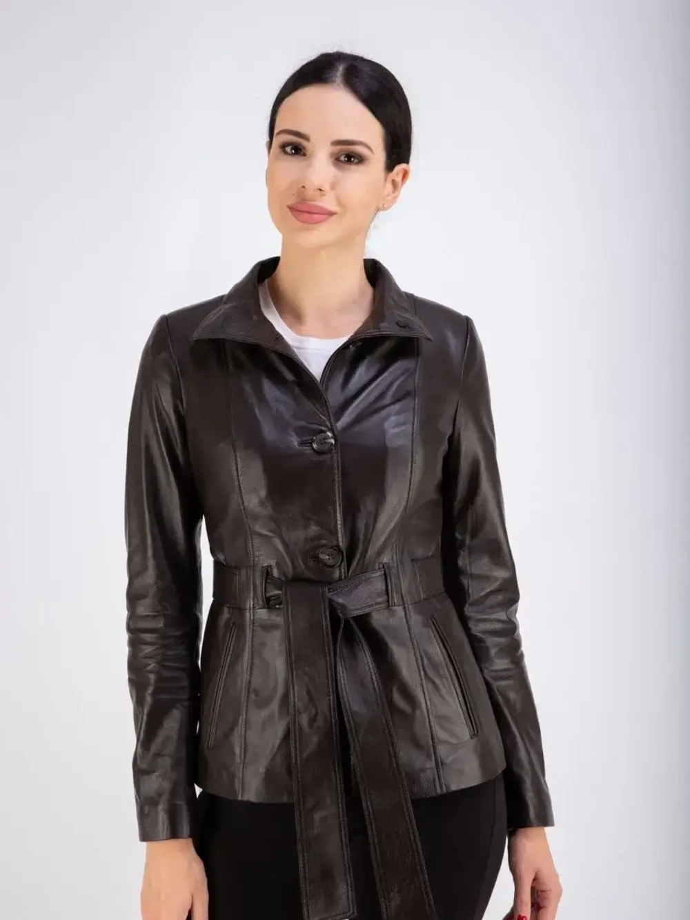 Куртка женская из натуральной кожи Турция