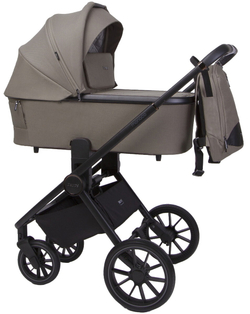 Детская коляска Peppy Monaco 2 в 1 Sandstone (песочный), рама черная