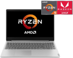 Ноутбук Lenovo ideapad S145-15API CPU: AMD Ryzen 5 3500U 2.1 ГГц, RAM: 8 ГБ, HDD: 1000 ГБ, SSD: 128 ГБ, GPU: AMD Radeon Vega 8, OS: Free DOS, LCD: 15.6 "; 1920х1080, Цвет: серый, Состояние: B1