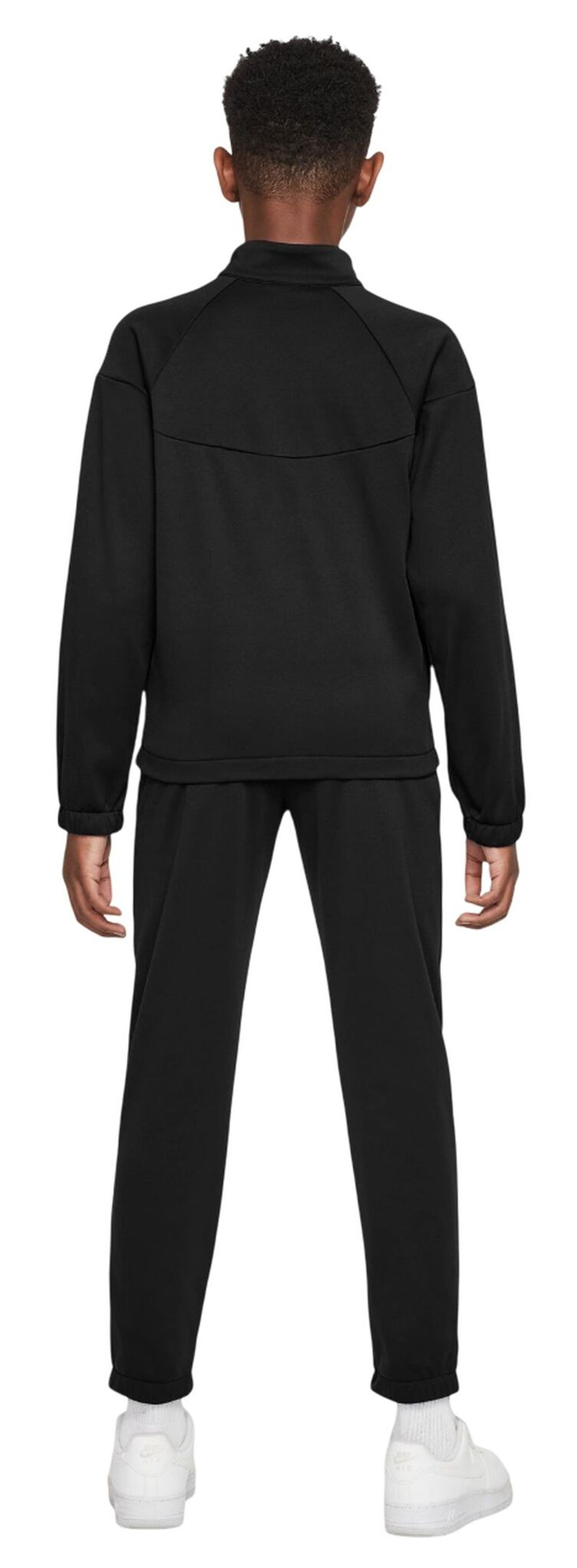 Детский теннисный костюм Nike Kids Dri-Fit Poly Knit Full Zip - blak/black/white
