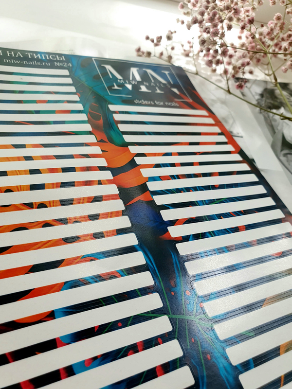 Наклейки на типсы MIW NAILS №24