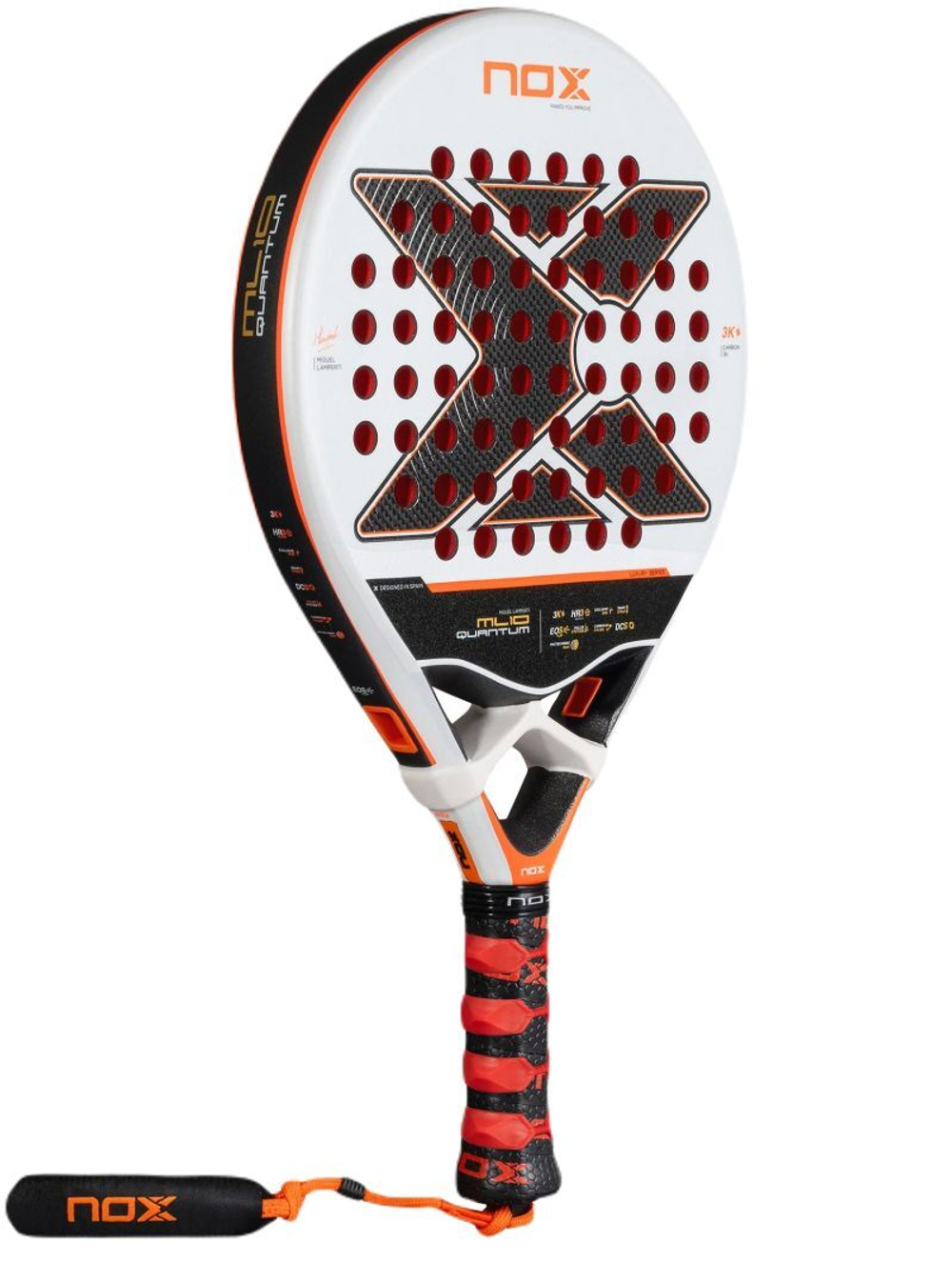 Ракетка для Padel NOX ML10 Quantum 3K by Miguel Lamperti 2025