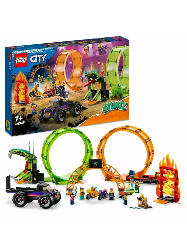 Конструктор LEGO City 60339 Трюковая арена для машинок