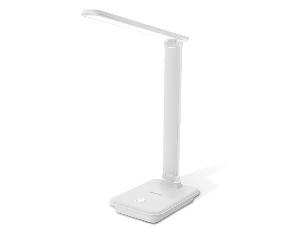 Светодиодная настольная лампа с диммером DE502 WH белый LED 3000-6400K 9W