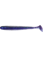 Приманка силиконовая Keitech Swing Impact 4.5" #417 Gold Flash Minnow, 3 упаковки по 6 штук