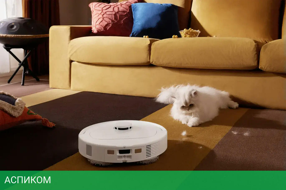 Робот-пылесос Roborock Robotic Vacuum Cleaner+Empty Wash Fill Dock Qrevo L RU White (QRL02-02)