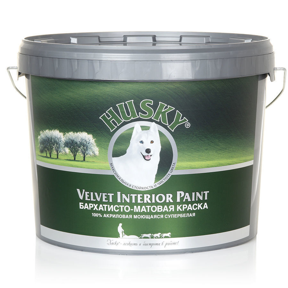 HUSKY Velvet Бархатная краска для стен Interior Paint