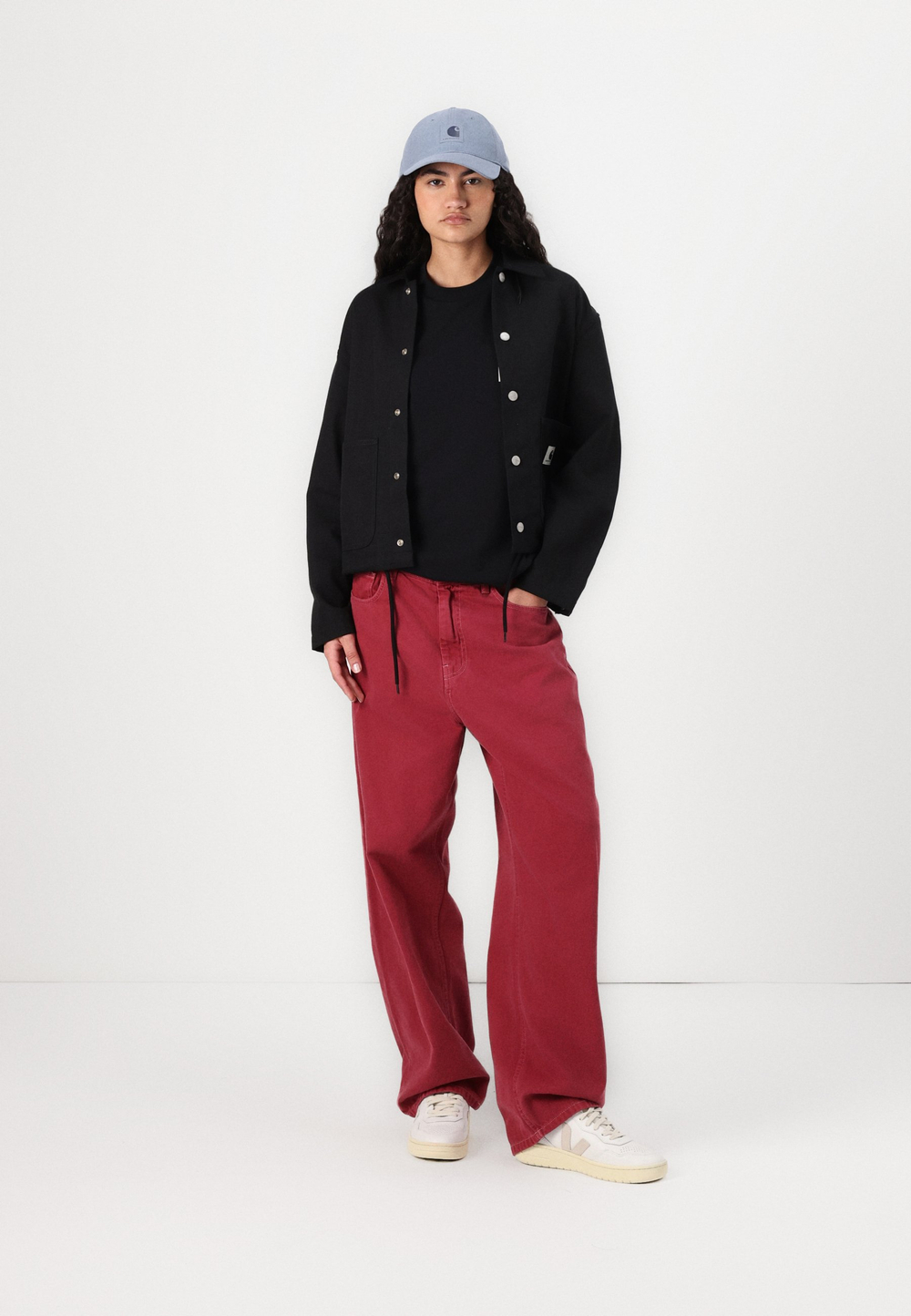 Carhartt WIP BRANDON - Джинсы свободного покроя - Розовый