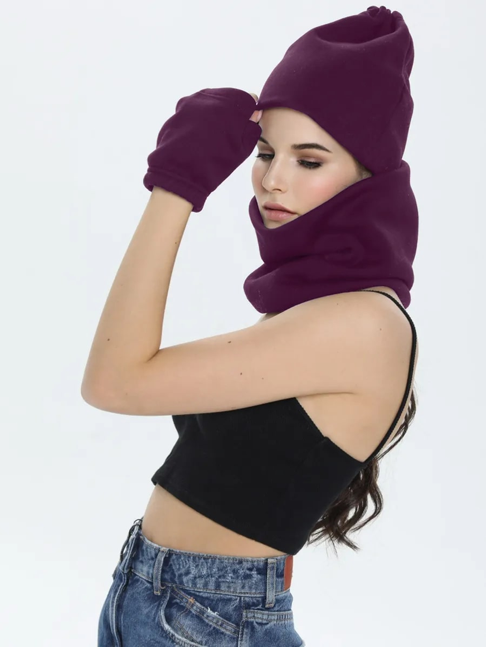 Снуд унисекс из футера с начесом