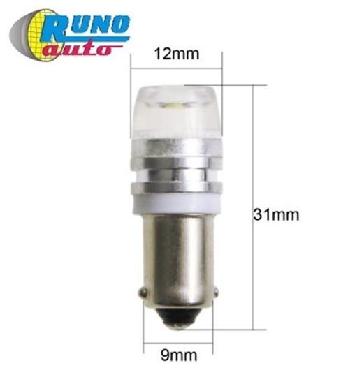 Светодиод габаритный BA9S-HP-1W Concave Leans