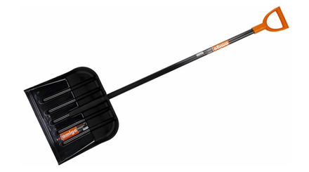 Лопата для уборки снега, поликарбонат, черная AMIGO
