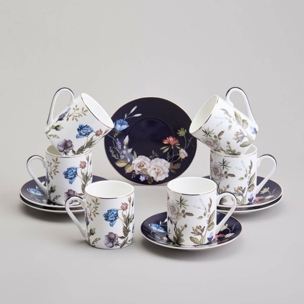 Кофейный набор 12 предметов 100мл "Belle"