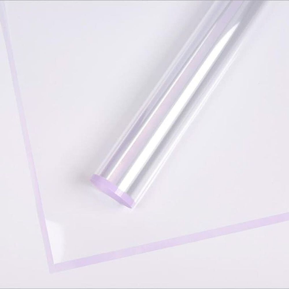 ЛИСТ ПРОЗРАЧНЫЙ 58*58/20шт СИРЕНЕВЫЙ