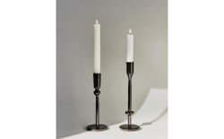 Zara Home Подсвечник из металла, цвет чёрный, 20 см