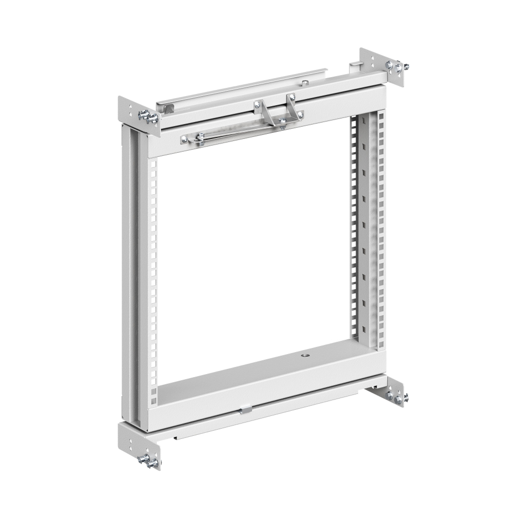 Рама поворотная частичная, центрированная 16U для 19" оборудования для корпусов CQE & CQE N, ВхШ 1000х600 мм