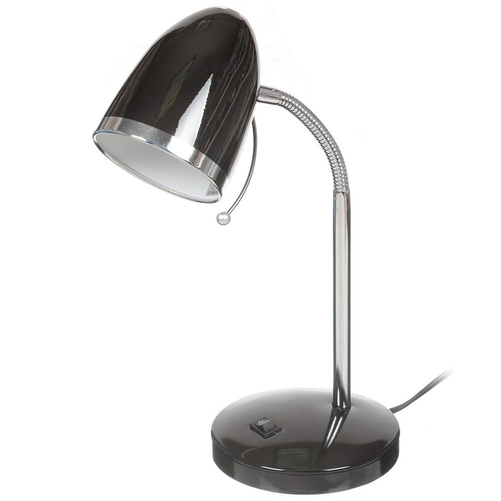 Светильник настольный на подставке, E27, 40 Вт, черный, Camelion, KD-308 C02, 11477